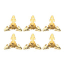 12pcs Metal Carve Jewelry Box Corner Protector Furniture Decorative Bracket