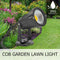 COB LED Garden Lawn Lamp Waterproof Outdoor Landscape Path Spotlights (WW) Newly