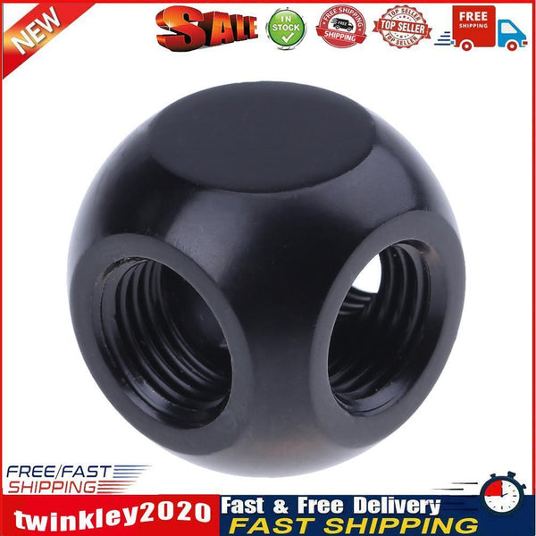 G1/4 Inner Thread Metal 3-Way PC Water Cooling System Water Tube Connector Newly