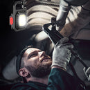 2x COB LED Mini Keychains Flashlight 500lm Waterproof Pocket Work Lamp (C)