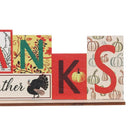 Theme Double-sided Festive Wooden Sign Home Decor Thanksgiving Decoration