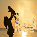 Mum necklace MOTHER AND DAUGHTER NECKLACE x2 Crystal Jigsaw necklace R3B3