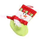 Christmas Stockings Hanging Gift Bag Candy Decoration(Snowman)