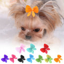 10x Multicolor Cat Dog Hair Bows Hair Clips Beauty G8M3 Pet Accessories Y0H5