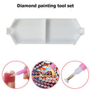 Diamond Painting Bead Sorting Tray Stackable Rhinestone Plate (1pc White) Newly