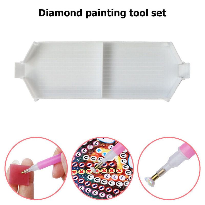 Diamond Painting Bead Sorting Tray Stackable Rhinestone Plate (1pc White) Newly