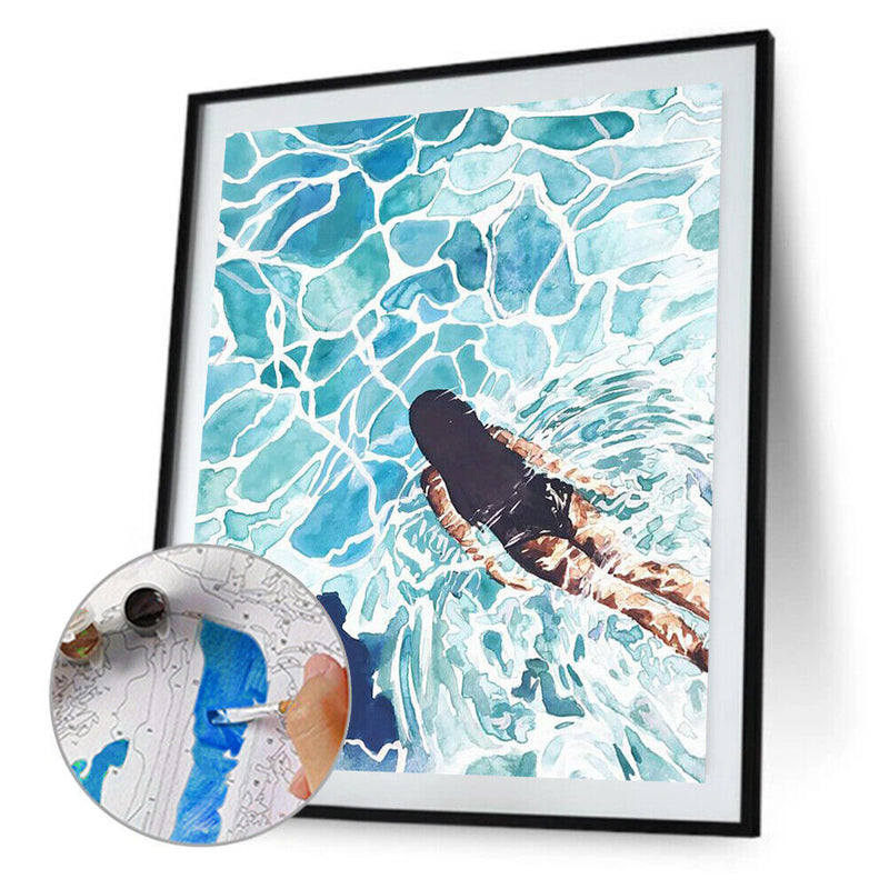DIY Digital Picture Woman Frameless Painting By Number Art Home Decor Handicraft