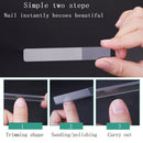 Transparent Nail Sanding Grinding Shiner Nano Polished Glass Nail File
