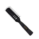 Men Ribs Comb Hair Dressing Oil Head Modeling Tools Hair Brush Inner Roll Com