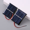 1.5V Solar Panel with Wire Mini Solar System DIY for Battery Charger (2pcs)