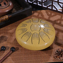6"" 11 Tune Steel Tongue Drum Kit with Mallets Drumstick Finger Cots Carrying