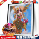 5D DIY Round Drill Diamond Painting Moon Goddess Cross Stitch Embroidery(B