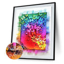 Diamond Painting Colored Butterflies Full Round Drill Picture of Rhinestone K