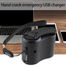 USB Emergency Charger Hand Crank Power Generator Outdoor Travel Survival To
