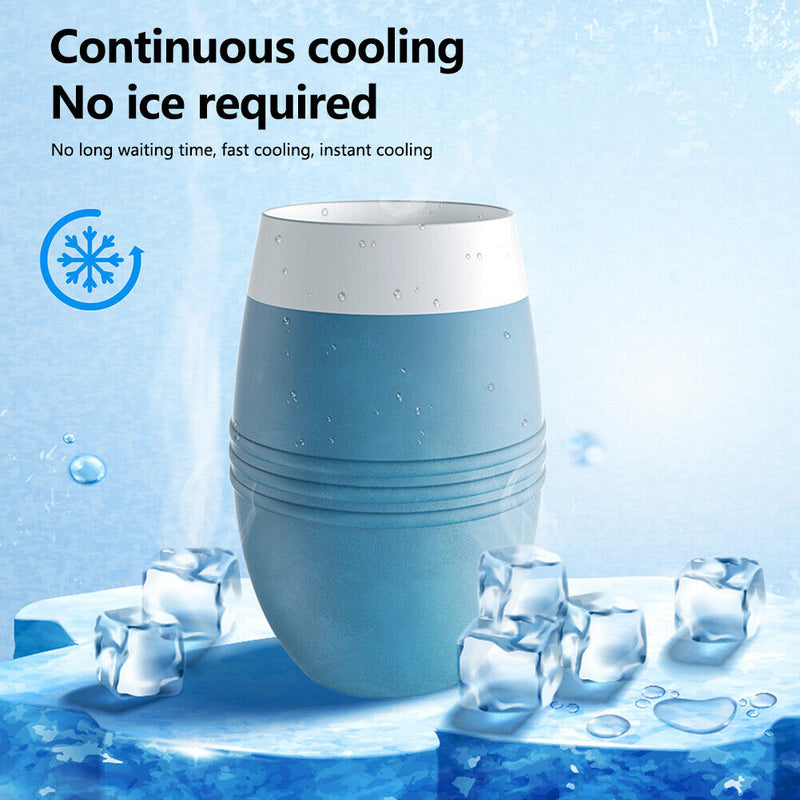 Frozen Ice Cup Wine Beer Beverage Cold Drinks Cool Smoothie Bar Drinkware Mug