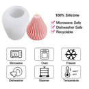 Silicone Mold - Pear Shape Handmade Soap Mold Handcraft Ornaments for DIY Craft