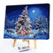 Acrylic Painting By Numbers DIY Christmas Tree Drawing Hand Painted Wall Picture