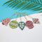 5pcs DIY Full Drill Special Shaped Diamond Painting Christmas Bell Key Ring