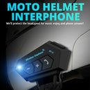 FM Radio Motorcycle Intercom BT-12 Wireless Bluetooth Headphone Helmet Headset