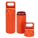 Mini EDC Survive Waterproof Pill Case Box Container Outdoor Hiking Emergency