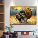 DIY Art Mosaic Rhinestone Painting Turkeys Full Round Drill Diamond Picture