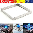Outdoor Gas Stove Wind Screen Foldable Wind Steel Burner T2B6 P3V4 K7F0 E6B4