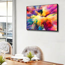 DIY Paint By Number Kit Colorful Clouds Abstract No Frame Home Decoration