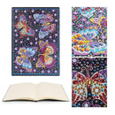 DIY Butterfly Special Shaped Diamond Painting 50 Pages A5 Office Sketchbook Gift