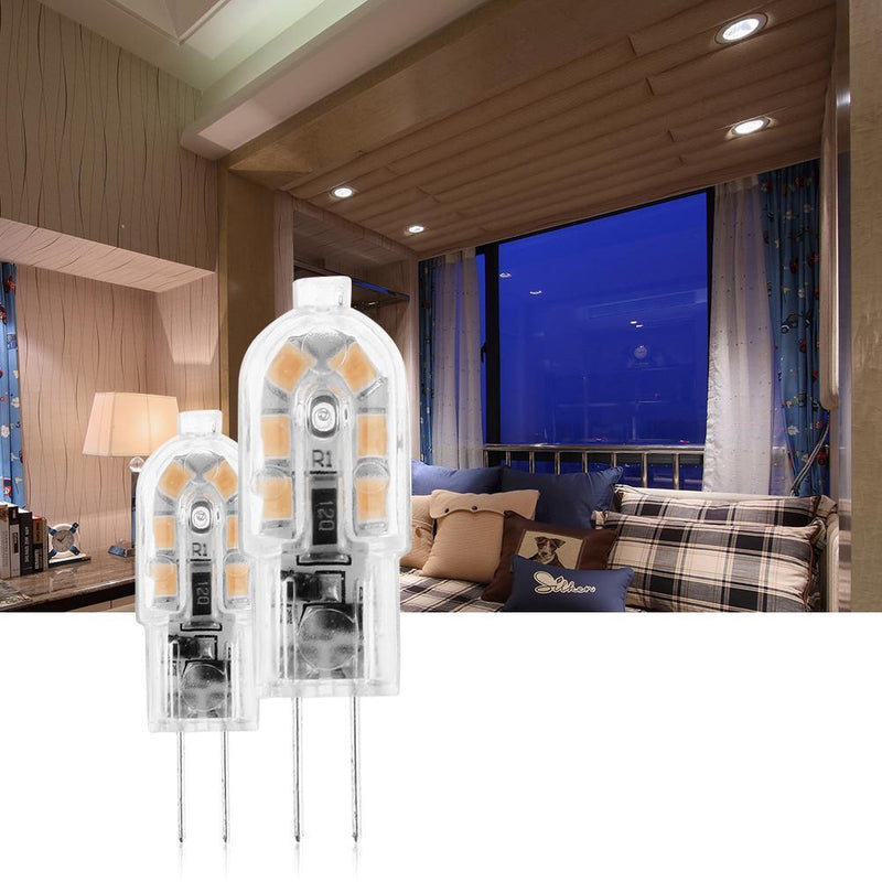 G4 200LM 2W SMD2835 12LED Corn Bulb for Crystal Lamp Chandelier (DC 12V WW)