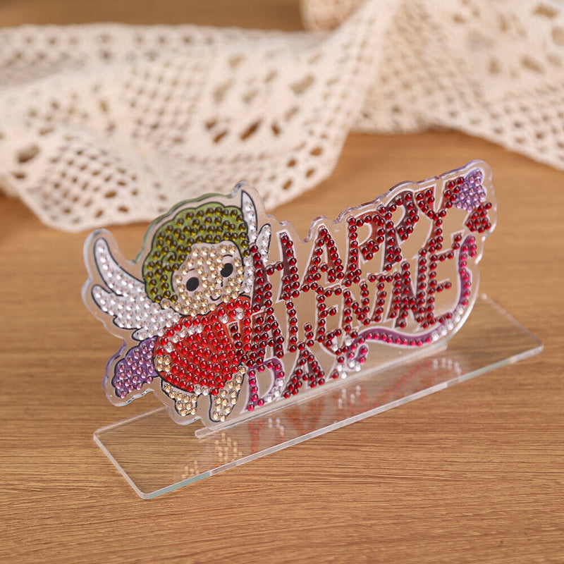 DIY Crystal Diamond Painting Valentines Day Desk Ornaments Kit (CB009)