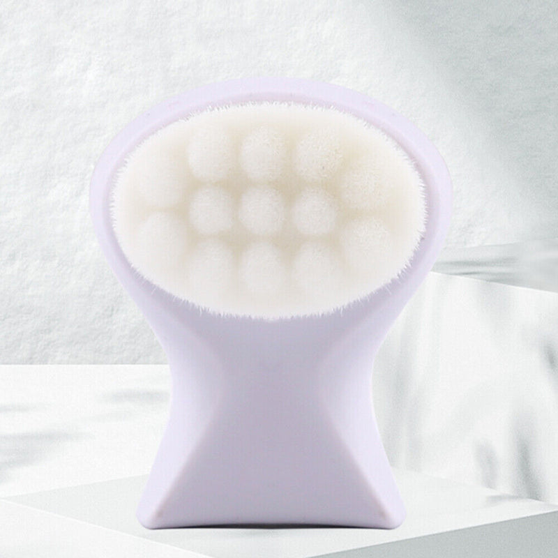Silicone Face Cleanser Brush Washing Double-Side Massage Portable Skin Care Tool