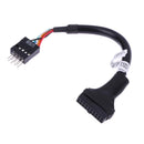 20/19 Pin USB3.0 Female to 9 Pin USB2.0 Male Motherboard Cable