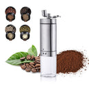 Stainless Steel Coffee Bean Mill Adjustable Knob Setting Manual Coffee Grinder