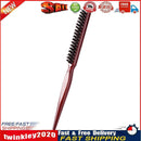 Professional Barber Pig Bristles Hair Comb Rat Tail Hairbrush Dyeing Tool Newly