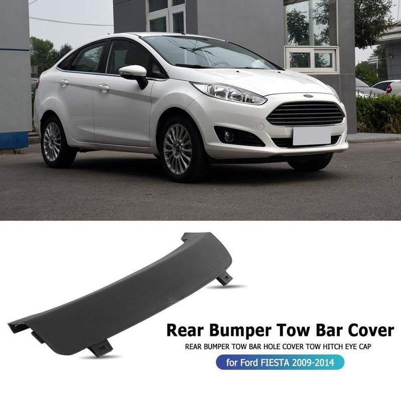 For Ford FIESTA 09-14 Rear Bumper Tow Bar Cover Tow Hitch Eye Cap 8A61-17K922