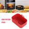 #A Silicone Air Fryer Liner Square Oven Microwave Baking Fryer Pans Pot Basket M