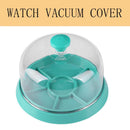 6 Slots Watch Vacuum Dust Sheet Cover with Tray Watch Movement Repair Tools