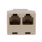 1 to 2 RJ11 Female Telephone Wire Splitter Converter Adapter Wire Connector