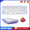 Hot Swap Keyboard Kit Bluetooth-compatible with 72pcs Red Shafts (Purple)