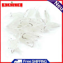 10pcs/Lot Luminous Shrimp Soft Lure with Hooks Artificial Rigs Fishing Tackle