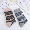 Color Autumn and Winter Men Thermal Socks Warm Socks Wool Socks Ethnic Style