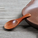 Condiment Scoop Flatware Salt Wood Spoons Small Mini Coffee Tea Sugar Spoon