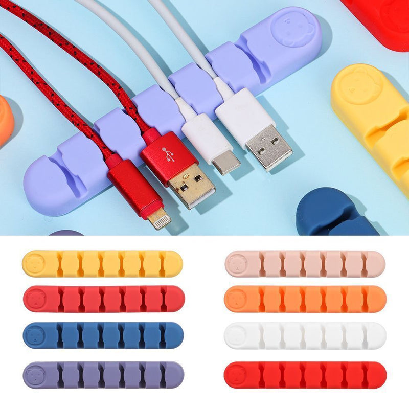 Desktop Cable Fixer Data Arrangement Phone Line Management USB Cable Organizer