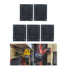 5pcs Tool Holder for Bosch/Makita 18V Lithium Battery Machine Rack (Black) Newly