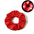 LED Light Up Hair Bands Women Hair Ties Rope Elastic Ponytail Holder Headwear