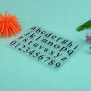 Letter Clear Transparent Silicone Seal DIY Stamp Sheet Photo Album Decor(B)