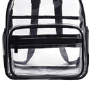 Casual Transparent Waterproof PVC Jelly Rucksack Storage Bag Student Backpack