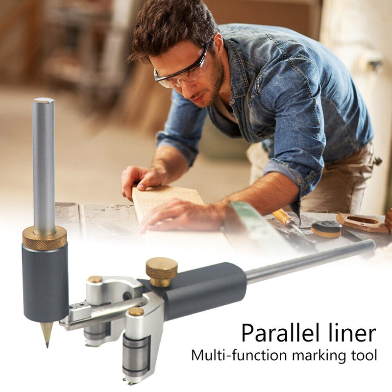 Multi-function Parallel Circle Line Marking Gauge Carpenter Woodworking Scriber