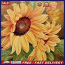 5D DIY Diamond Painting Full Round Drill Sunflower Decor Rhinestone Art Cra