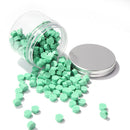 200pcs Octagonal Wax Seal Bead Retro Stamp Tablet for Envelope (Leaf Green)